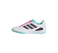 adidas Unisex Chaussure Super Sala Competition 3 Indoor, Cloud White/Aurora Black/Flash Aqua, 44 2/3