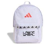 adidas Unisex CLASSIC TAPE LAMINE YAMAL BACKPACK, white/lucid red, One size