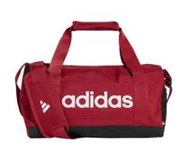 adidas Unisex Essentials Linear Duffel Bag, Active Maroon/White, XS