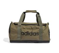 adidas Unisex Essentials Linear Duffel Bag, Olive strata/Black, S