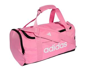 adidas Unisex Essentials Linear Duffel Bag, St Tropic Bloom/White, S