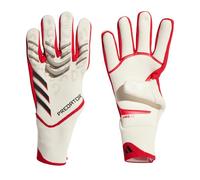 adidas Unisex Gants de gardien Predator Pro, White/Pure Ruby/Black, 9 1/2