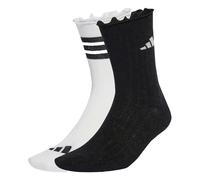 ADIDAS SPORTSWEAR Chaussettes de sport 'Glow Sock 2 Pack' noir / blanc, Taille 31-33
