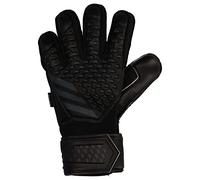 adidas Unisex Goalkeeper Gloves (Fingersave) Pred Gl MTC Fs, Black/Black/Black, HY4076, Size 11