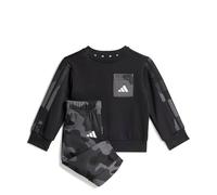 adidas UNISEX KIDS Seasonal Essentials Infants Camo Fleece Jogger Set in French Terry 3-4Y