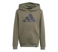 adidas Unisex Kinder Camo Graphic Hoodie Junior, Olive strata, 7-8 Years