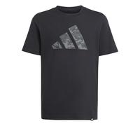 adidas Unisex Kinder Camo Graphic T-Shirt Junior, Black/Camo, 11-12 Years