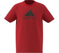 adidas Unisex Kinder Camo Graphic T-Shirt Junior, Pure Ruby, 7-8 Years