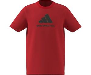 adidas Unisex Kinder Camo Graphic T-Shirt Junior, Pure Ruby, 7-8 Years