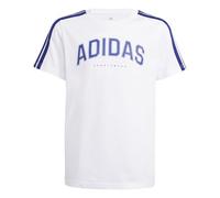 T-shirt adidas Codes Collegiate Graphic manches courtes blanc bleu junior - 164