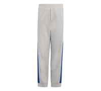 adidas Unisex Kinder Color Block Pants, Medium Grey Heather/Team Royal Blue/Glow Blue, 7-8 Years