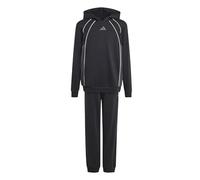 adidas Unisex Kinder COLOR BLOCK TRACKSUIT, black/grey six/white, 5-6 Years