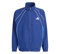 adidas Unisex Kinder COLOR BLOCK WOVEN TRACKSUIT, dark blue/team royal blue/glow blue, 13-14 Years