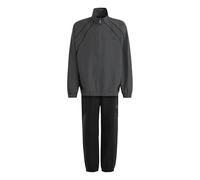 adidas Unisex Kinder COLOR BLOCK WOVEN TRACKSUIT, grey six/black/white, 5-6 Years