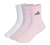 adidas Unisex Kinder CUSHIONED SPORTSWEAR CREW SOCKS 3 PAIR PACK, clear pink/white/ice lavender, 3-4 Years