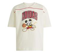 adidas Unisex Kinder Disney Mickey Mouse Tee, Off White/Pure Ruby/Black, 7-8 Years