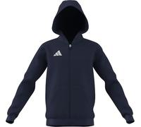 Adidas Entrada 26 Full Zip Sweatshirt Bleu 13-14 Years Enfants