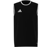 adidas Unisex Kinder Entrada26 Sleeveless Jersey Kids, Black/White, 9-10 Years