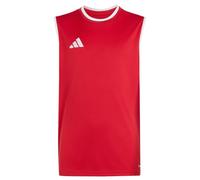 adidas Unisex Kinder Entrada26 Sleeveless Jersey Kids, Team Power Red 2/White, 9-10 Years