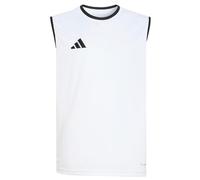 adidas Unisex Kinder Entrada26 Sleeveless Jersey Kids, White/Black, 11-12 Years