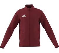 Adidas Entrada 26 Full Zip Sweatshirt Rouge 11-12 Years Enfants