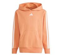 adidas Unisex Kinder Essentials 3 Stripes Hoodie, Dusky Orange/White, 11-12 Years