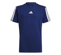 Adidas Unisex Kinder Essentials 3 Stripes T-Shirt, Dark Blue/White, 13-14 Years