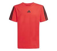 adidas Mixte Enfant Essentials 3 Stripes T-Shirt, Pure Ruby/Black, 15-16 Years