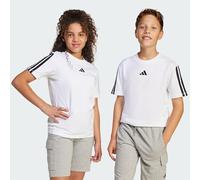 T-shirt adidas Essentials manches courtes blanc noir junior - 128