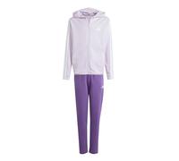 adidas Unisex Kinder ESSENTIALS 3 STRIPES TRACKSUIT, ice lavender/white, 15-16 Years