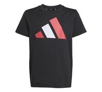 Adidas T-shirt Kid's Bold Tee 160 Unisexe noir/pure ruby/blanc 15/16 ans