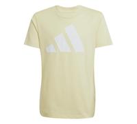 adidas Mixte Enfant Essentials BIG Logo T-Shirt, White/Black, 7-8 Years