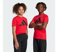 Adidas T-shirt Enfant Bold Tee 160 Essentials Big Logo Rouge vif/Noir Taille 152