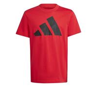 adidas Mixte Enfant Essentials BIG Logo T-Shirt, Pure Ruby/Black, 7-8 Years