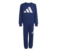 adidas Unisex Kinder ESSENTIALS FLEECE JOGGER, dark blue/white, 9-10 Years