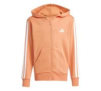 adidas Unisex Kinder Essentials Full Zip Hoodie, Dusky Orange/White, 13-14 Years