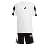Adidas Ensemble de t-shirts Essentials Small Logo Stripes Blanc/Noir 6-7 ans