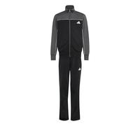 adidas Unisex Kinder Junior Tricot Colourpop Tracksuit, grey six/black/white, 11-12 Years