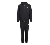 Adidas Survêtement cargo tissé Junior mixte Noir/Blanc 13-14 ans