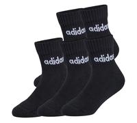 adidas Unisex Kinder LINEAR KIDS ANKLE SOCKS 5pP, black/black/black/black, 5-6 Years
