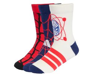 adidas Unisex Kinder MARVEL KIDS SPIDER-MAN SOCKS, pure ruby/dark blue/off white, 3-4 Years