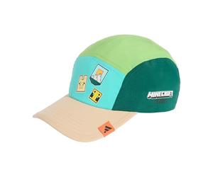 adidas Unisex Kinder Minecraft Youth Cap, Collegiate Green/Semi Lucid Lime/Semi Mint Rush/Magic Beige, XXS-XS
