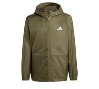 adidas Unisex Kinder RAIN JACKET, olive strata, 13-14 Years