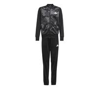 adidas Unisex Kinder Seasonal Essential Junior Camouflage Tricot 3 Stripes All Over Printed Tracksuit, black/white, 7-8 Years