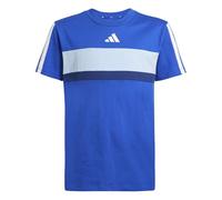 Adidas T-shirt unisexe Seasonal Essentials Tiberio 3 bandes manches courtes bleu/blanc 7-8 ans
