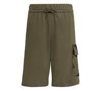 adidas Unisex Kinder Seasonals Camo Shorts, Olive strata/Black, 9-10 Years