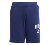 adidas Unisex Kinder Seasonals Collegiate Typography Short, Dark Blue/Off White, 7-8 Years