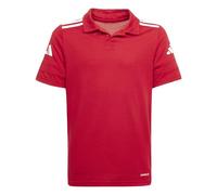 adidas Unisex Kinder SQUADRA25 Cotton Polo Kids, Team Power Red/White, 5-6 Years