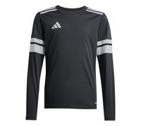 Adidas Unisex Kinder SQUADRA25 Jersey Long Sleeve Kids, Black/White, 11-12 Years