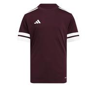 adidas Unisex Kinder SQUADRA25 Jersey Short Sleeve Kids, Team Maroon 2/White, 5-6 Years